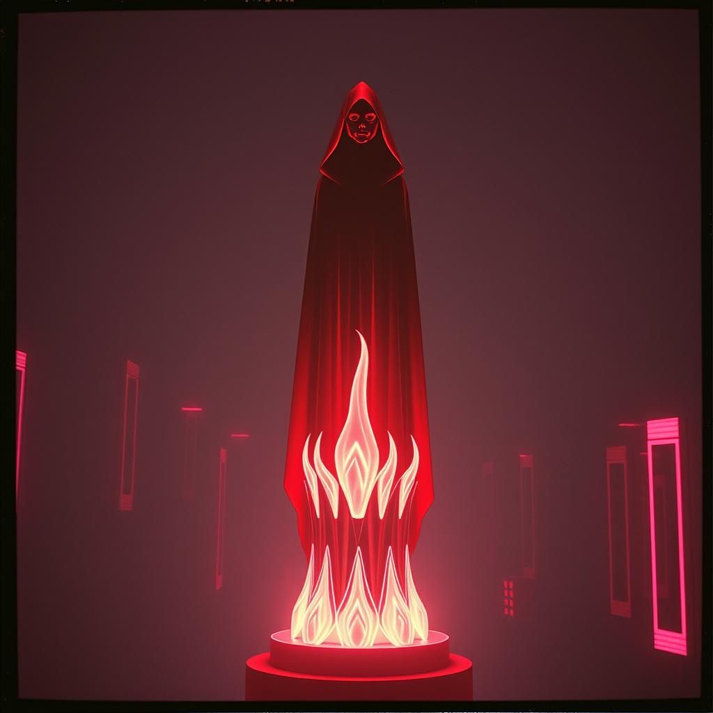Glowing Crimson Eyes