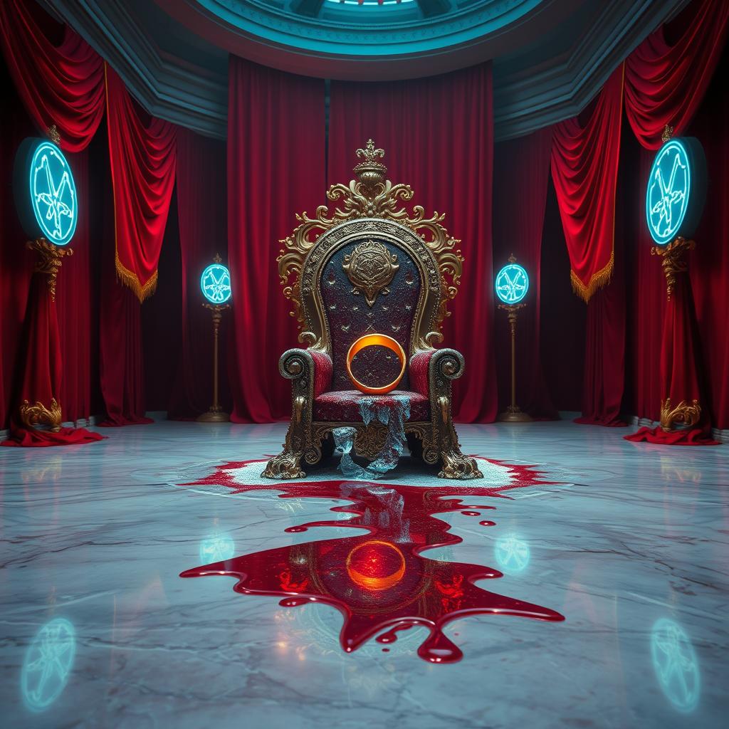 Neon Crown Collapse