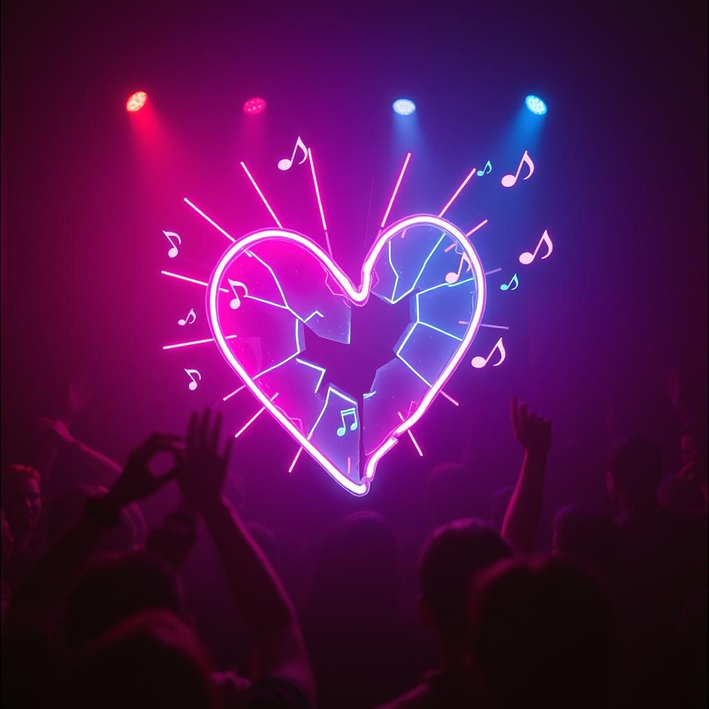 Broken Glowstick Heart