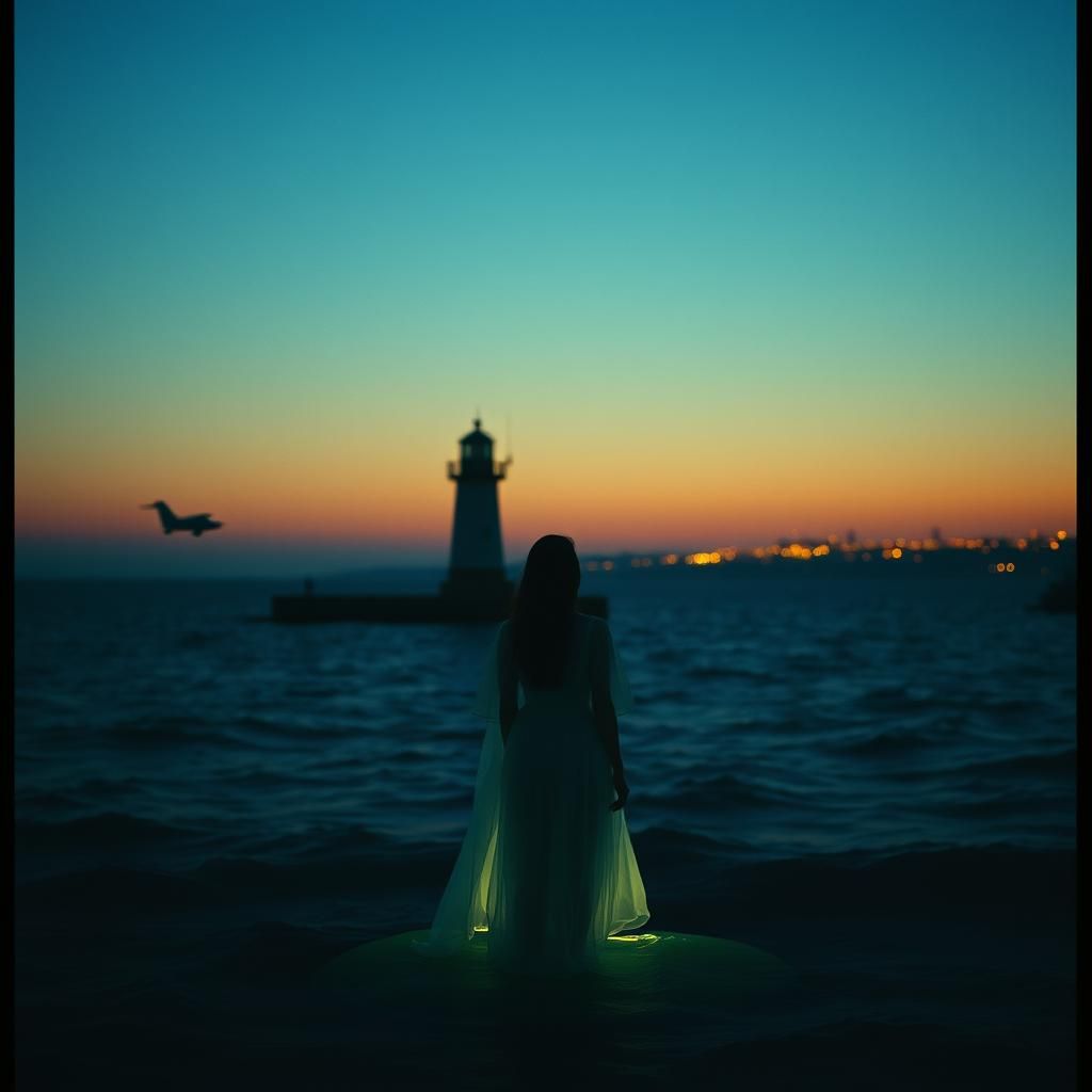 Waiting by the sea