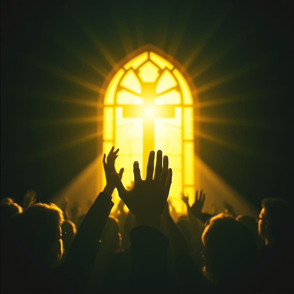 Hands high in Praise