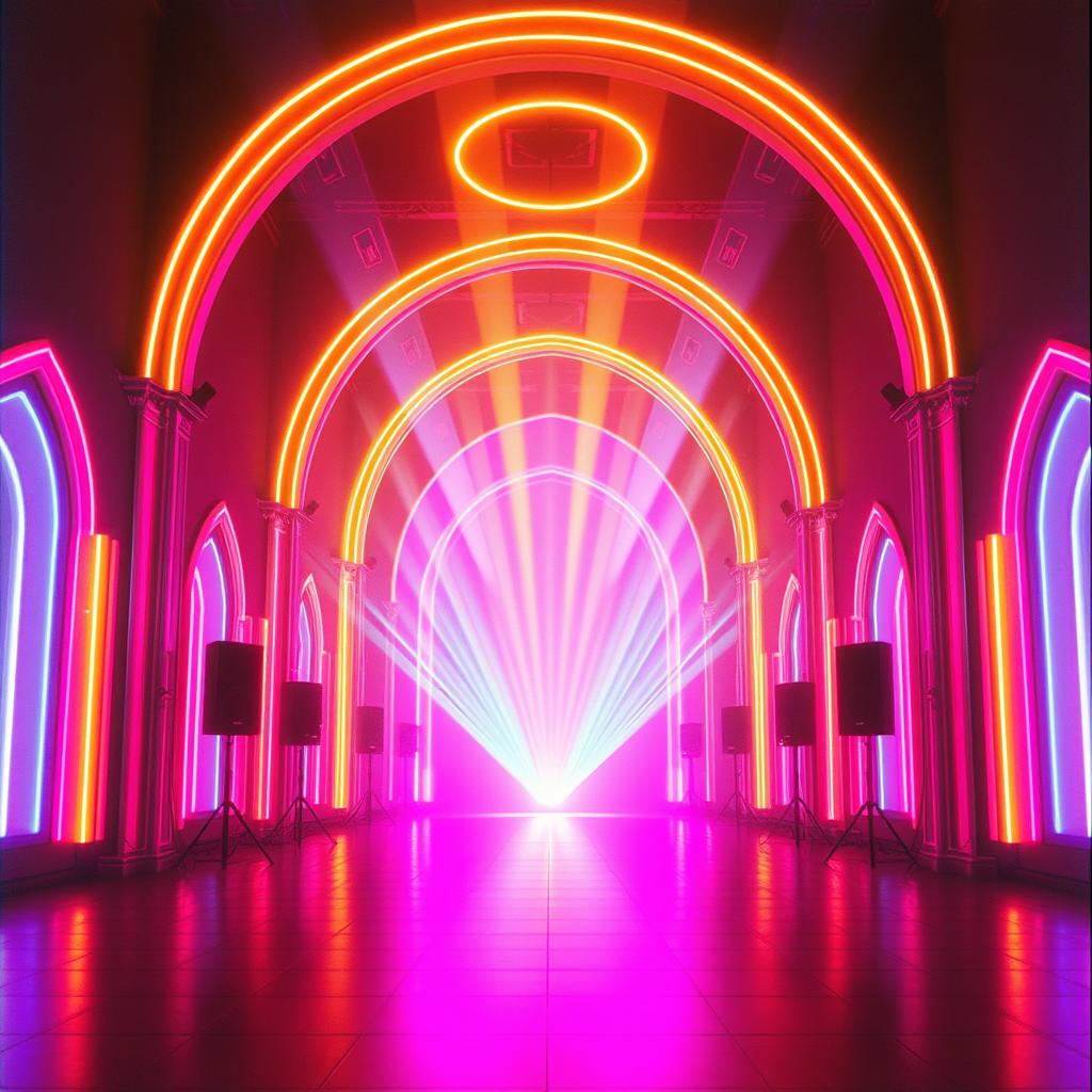 Heilige Nacht im Techno-Glanz