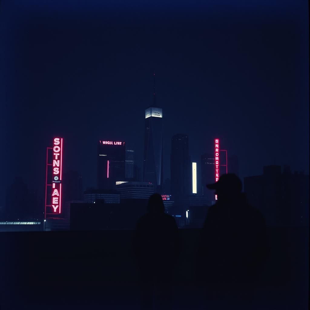 In the city