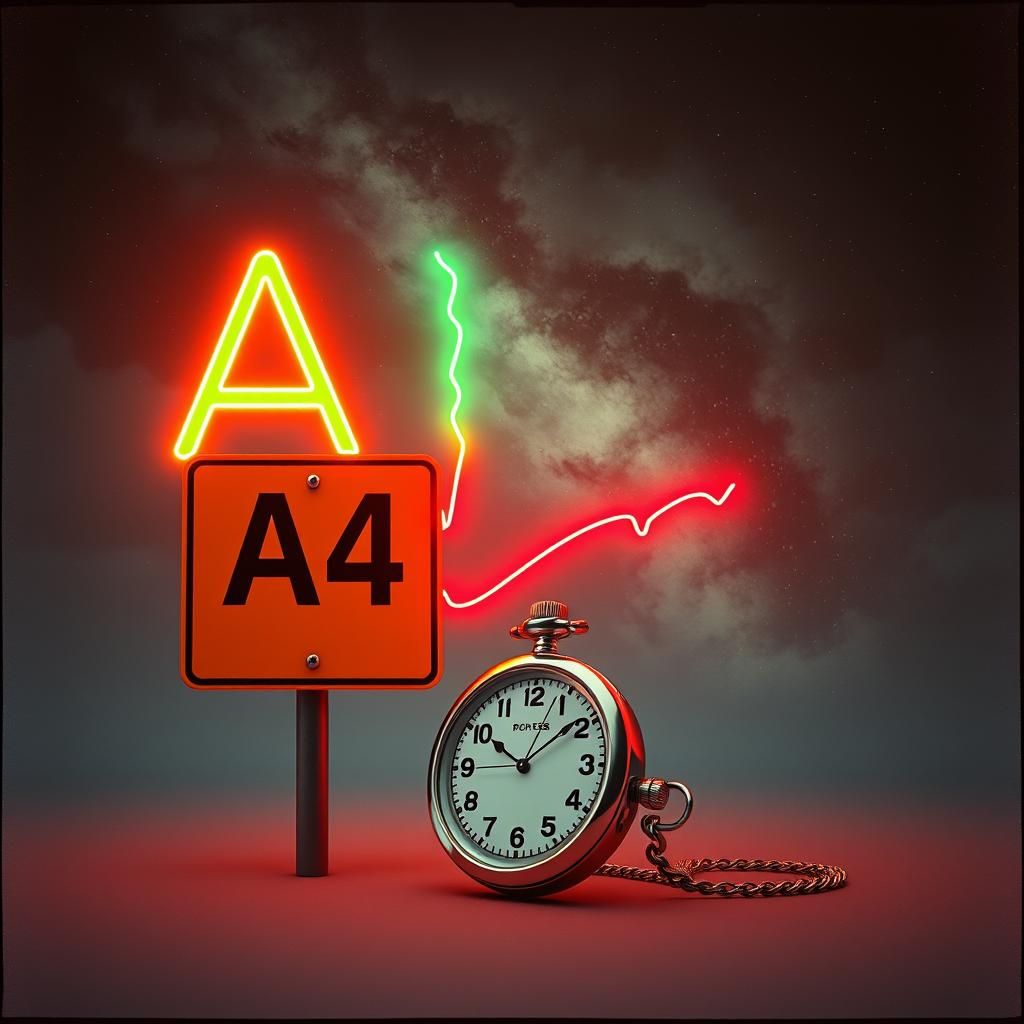 A4 in a G4