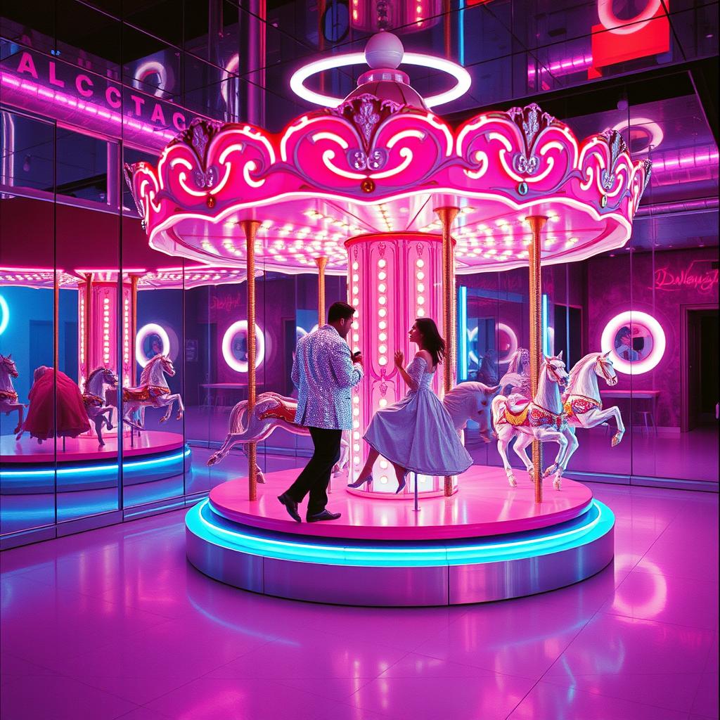 Neon Carousel