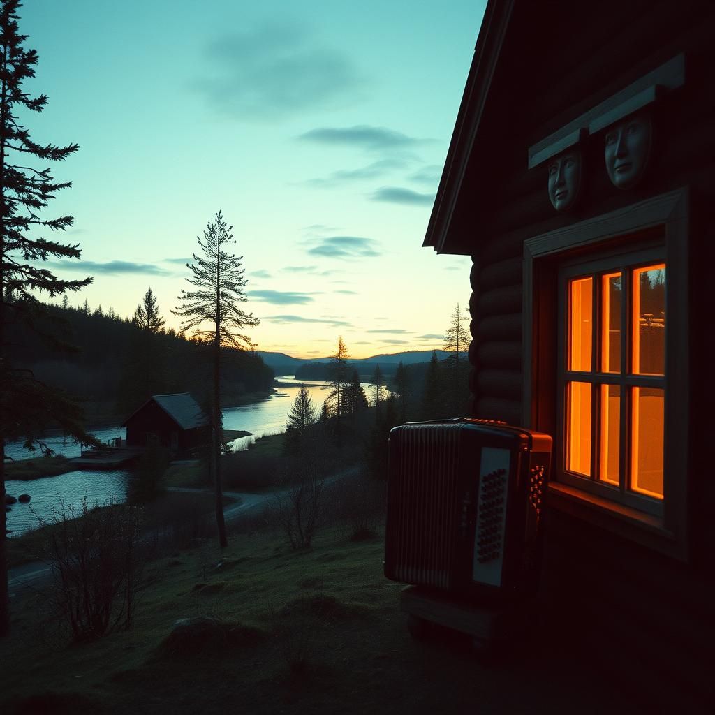 Älven viskar lugnt