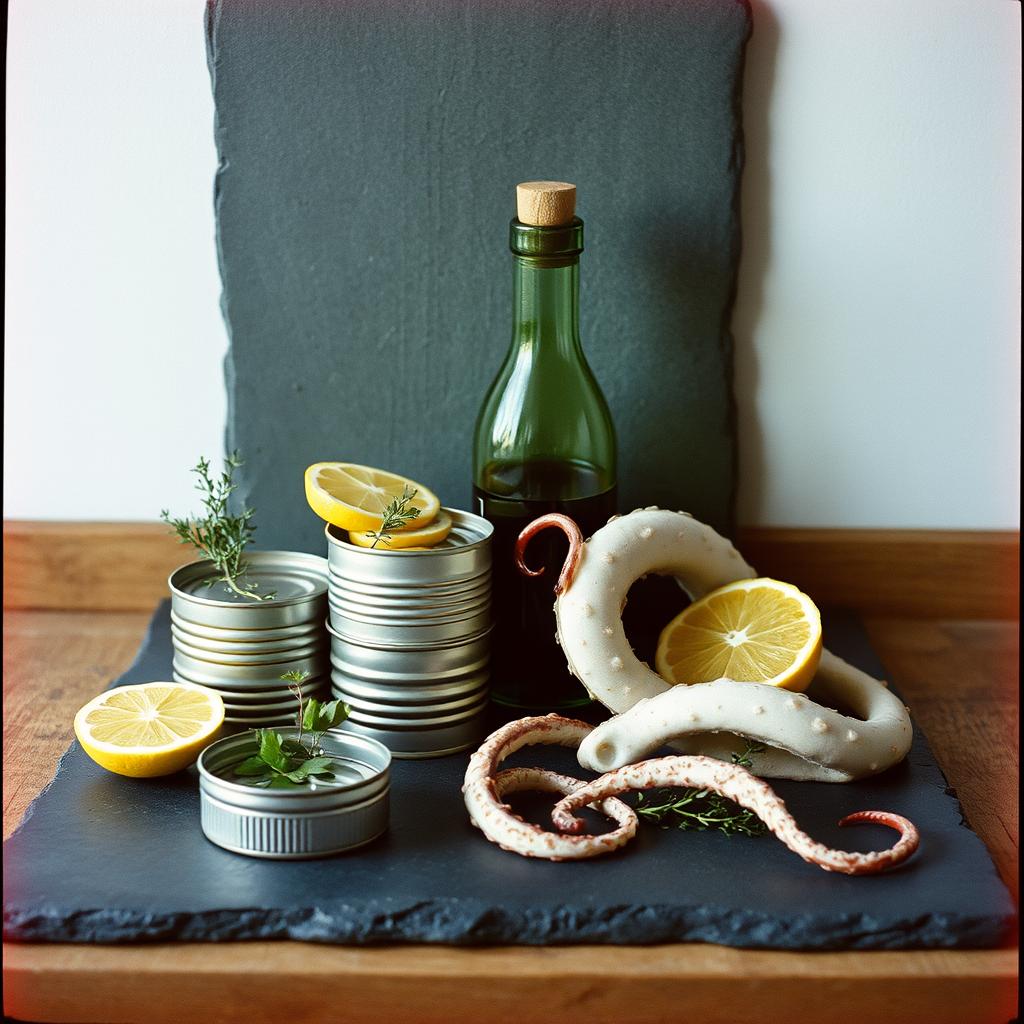 Sardines et Calamar Par le chef Ronan Kervarrec