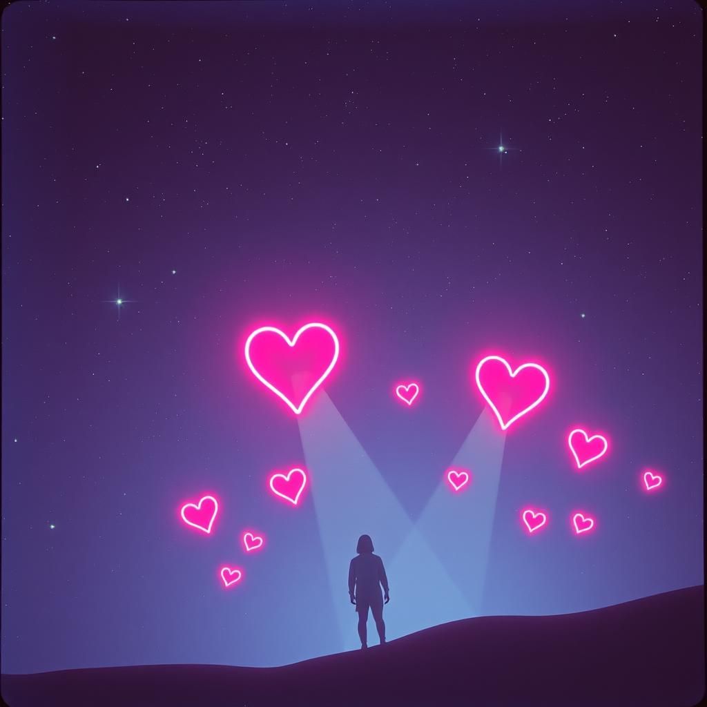Spotlight hearts