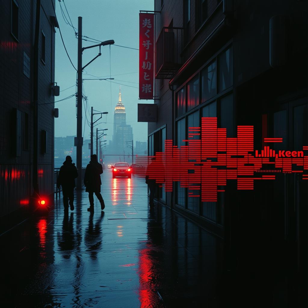 Through midnight rain