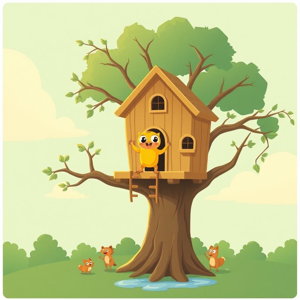 Up in a Tree, Gotta Pee!