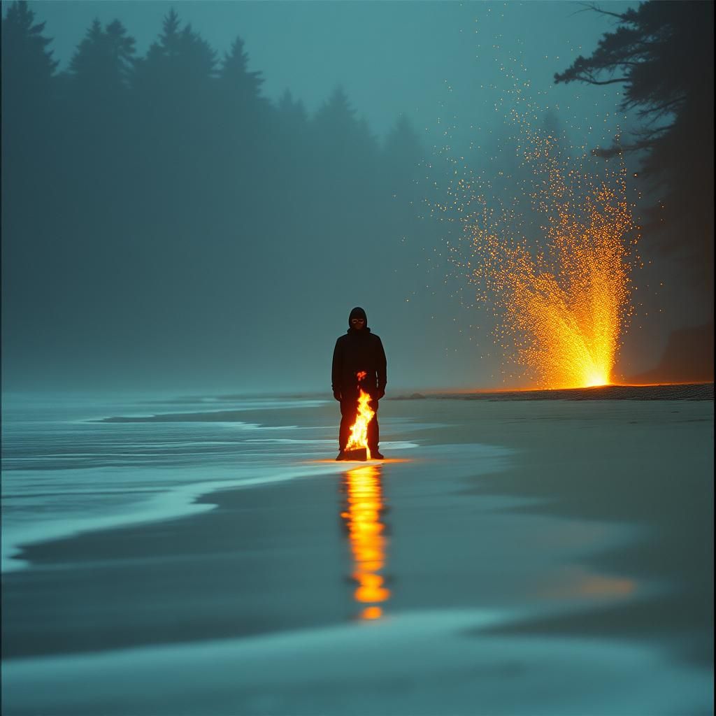 When the tide met the flame