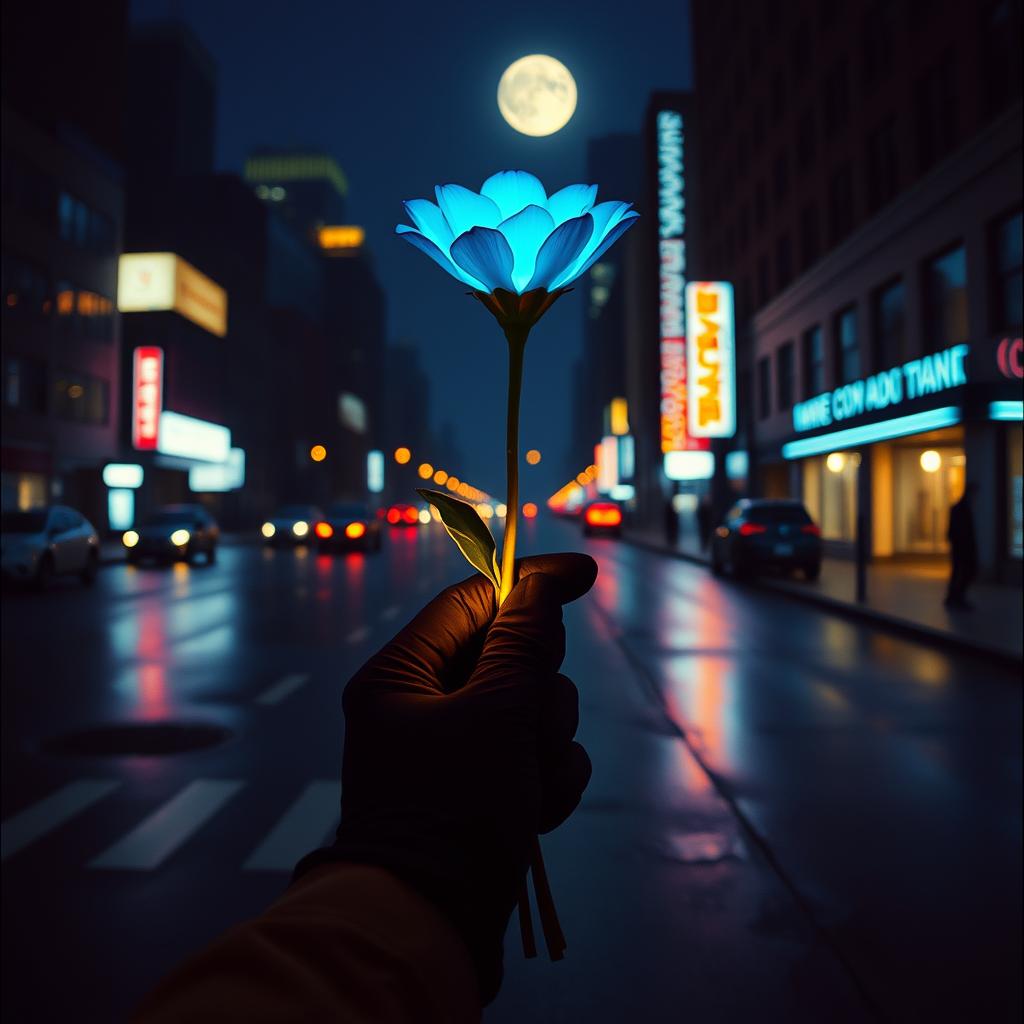 Blue Flower Goodbye