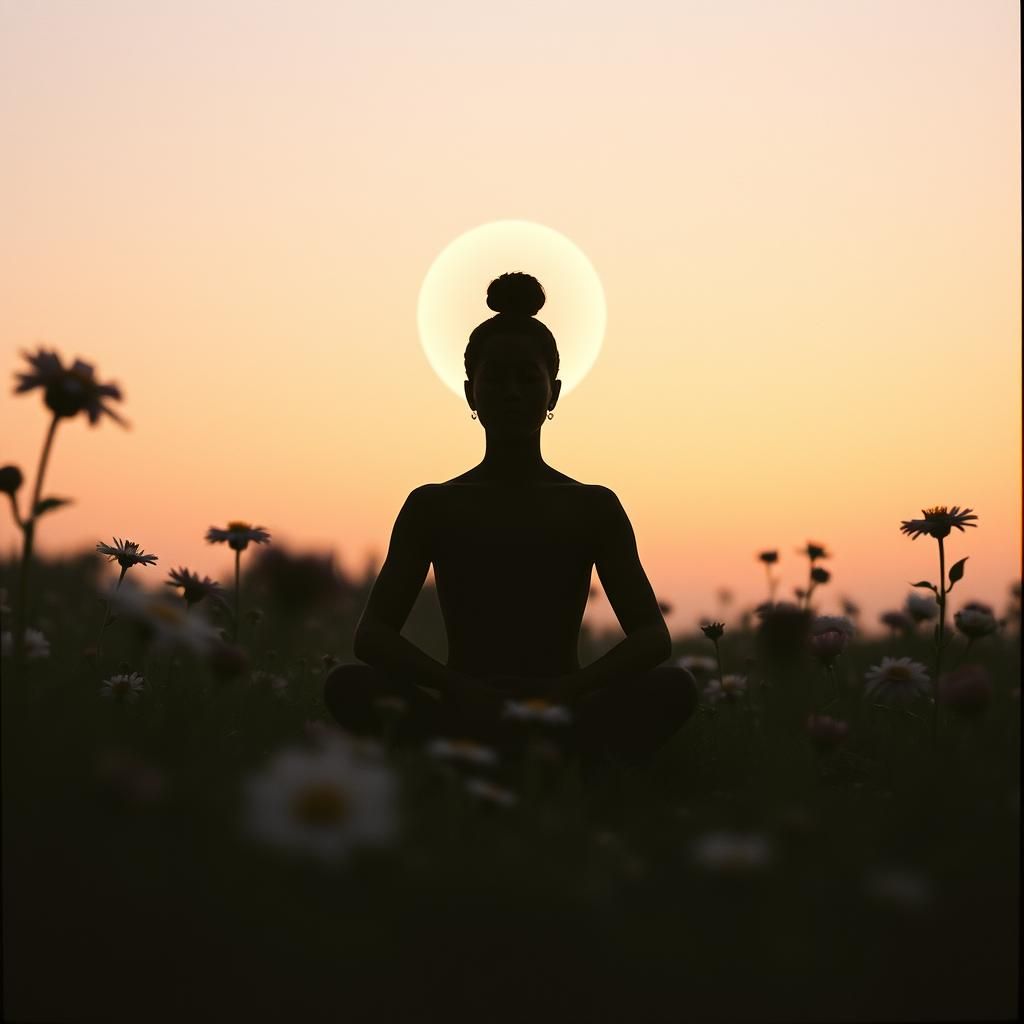 Warrior in a Garden