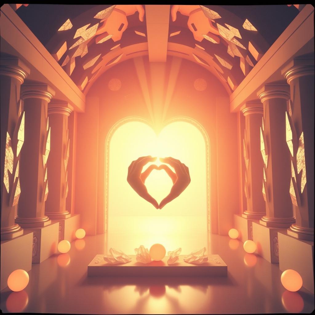 The origin of love  from the bottom of the heart
