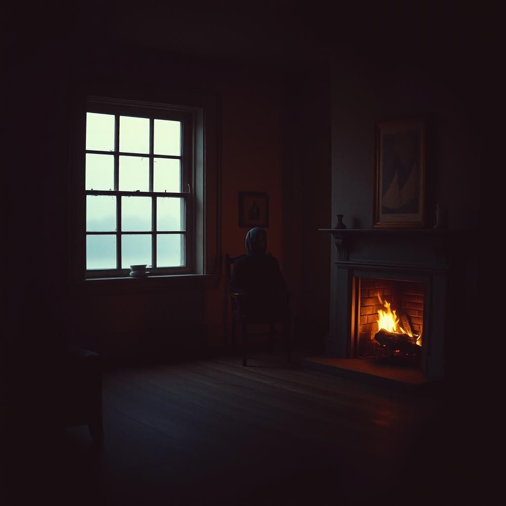 Chair in the fire