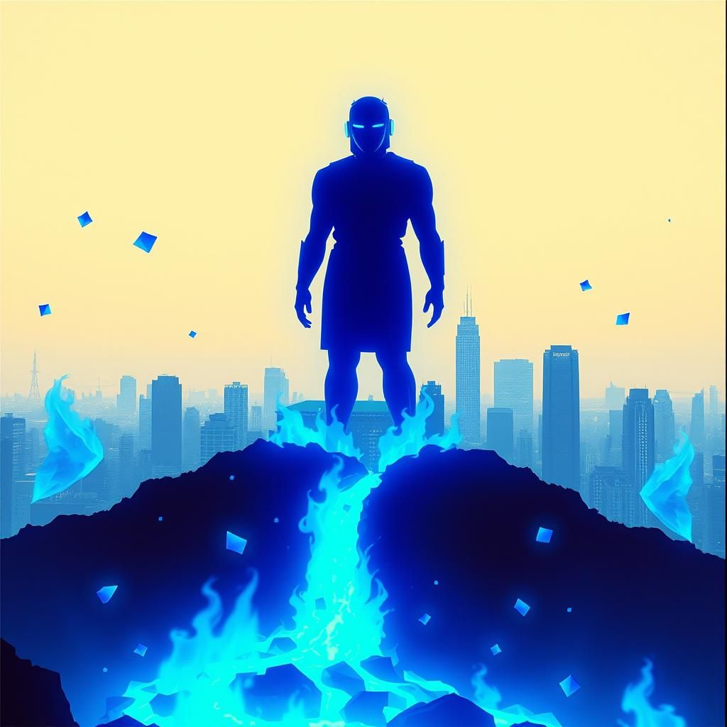 AzurioSan blue flames