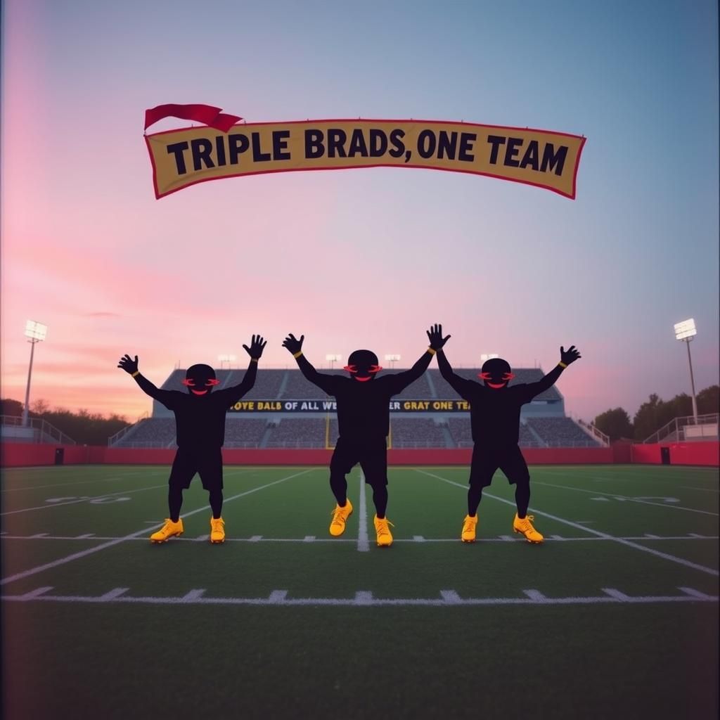 Triple Brads, One Team