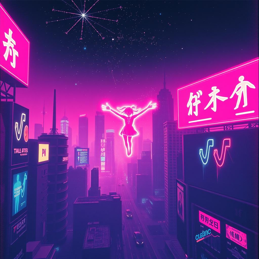 Neon Dreams in the Digital Night