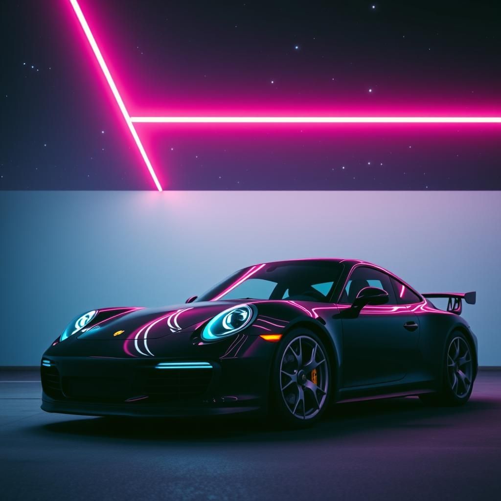 Black Porsche