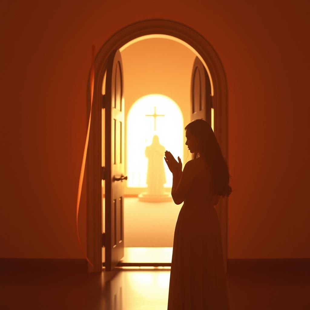 In the loving arms of my Savior
