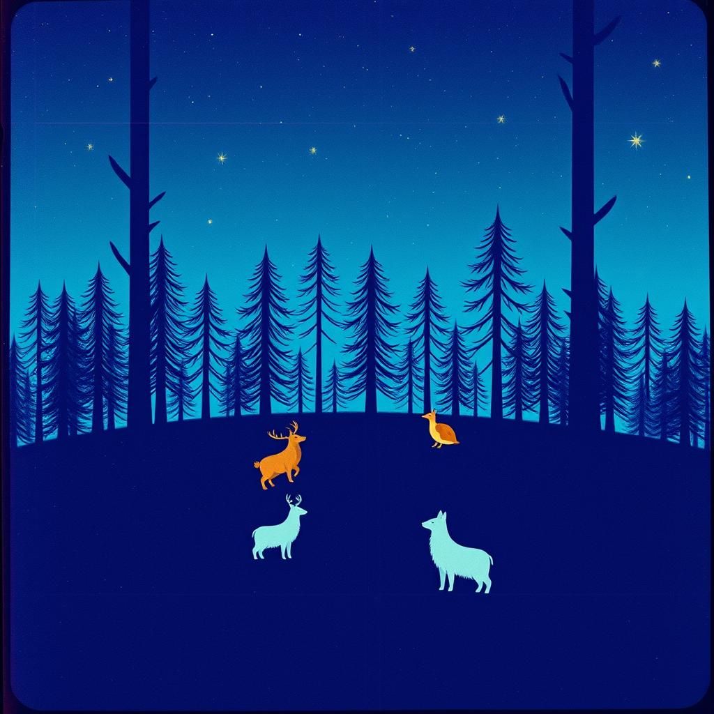 Animals under the stars