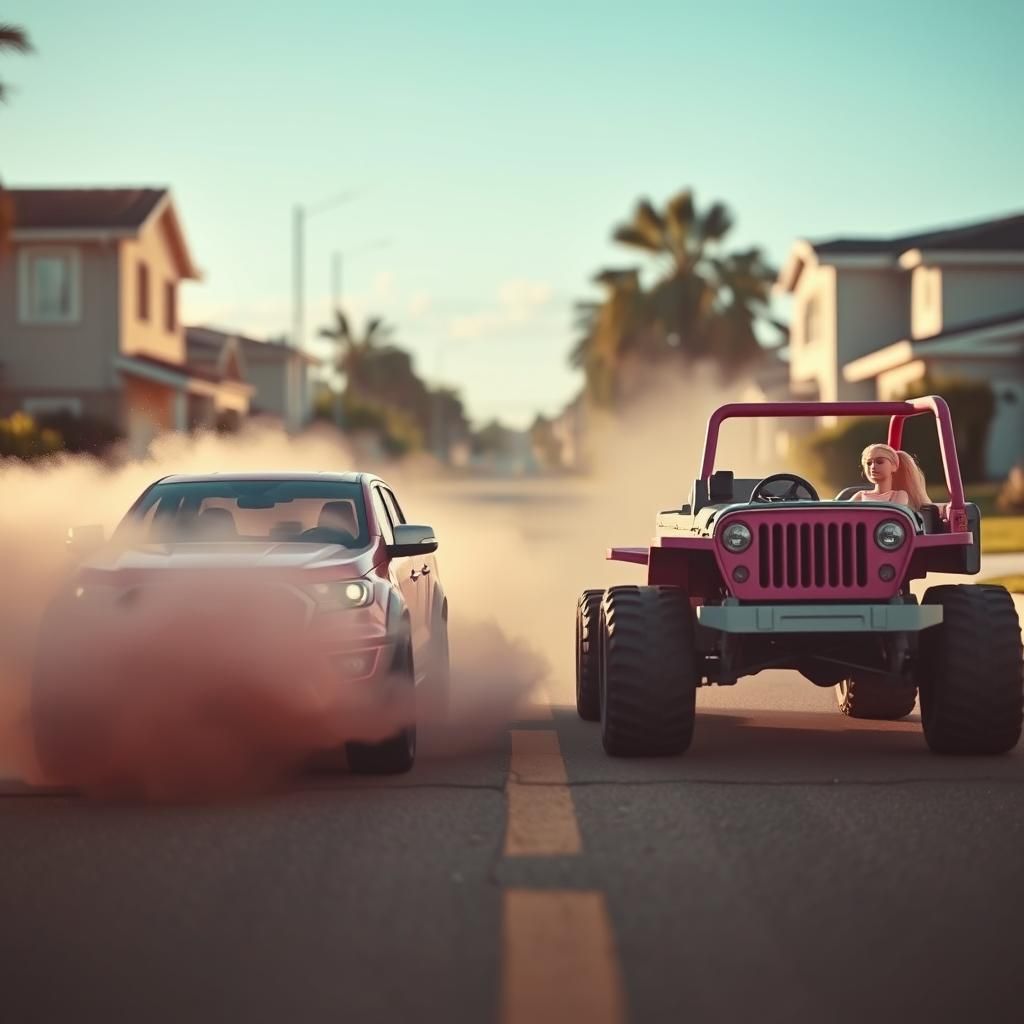 Ranger vs Barbie Jeep
