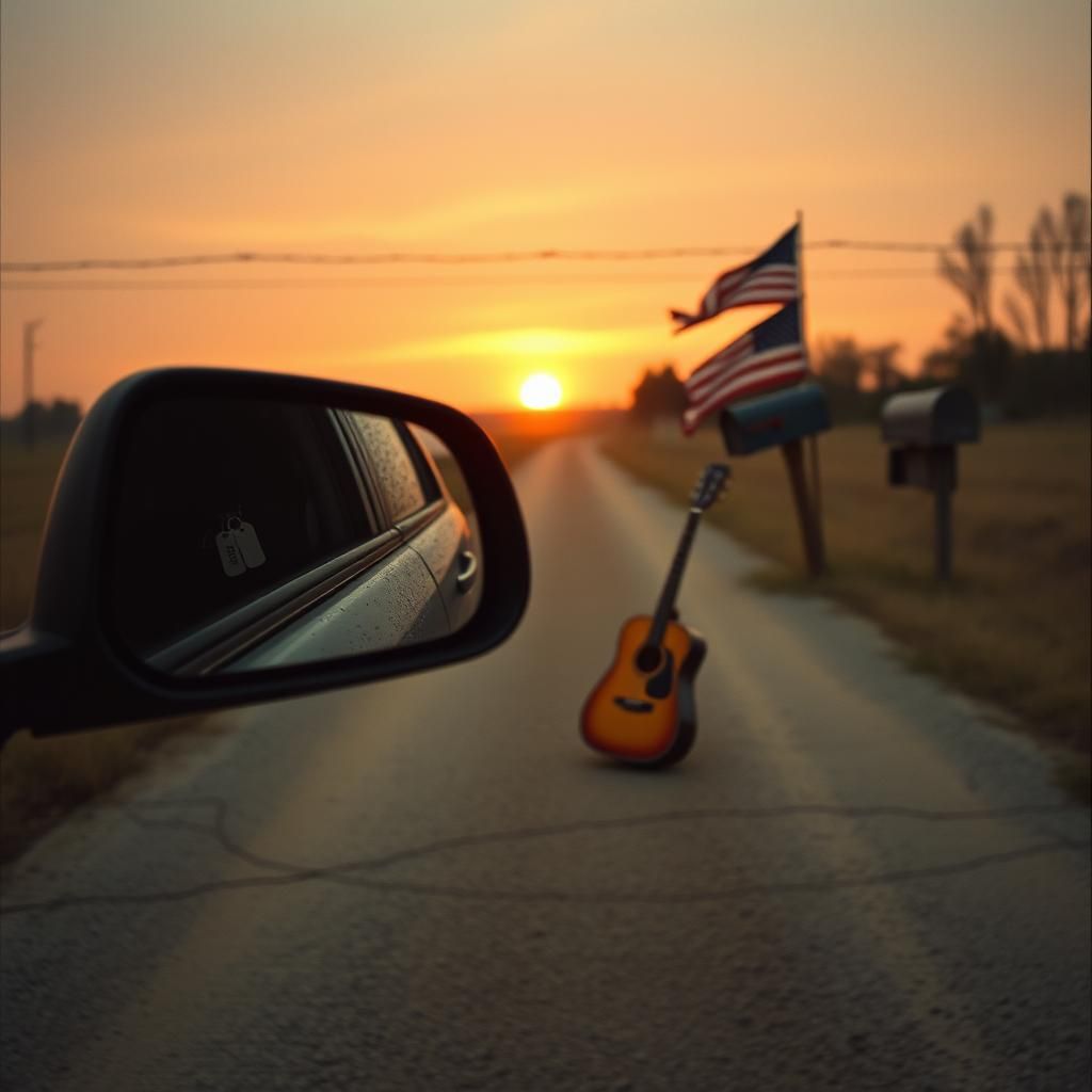 Dog Tags in the Rearview