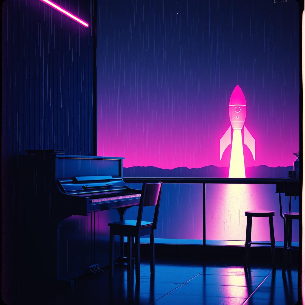 Neptune and the neon lights