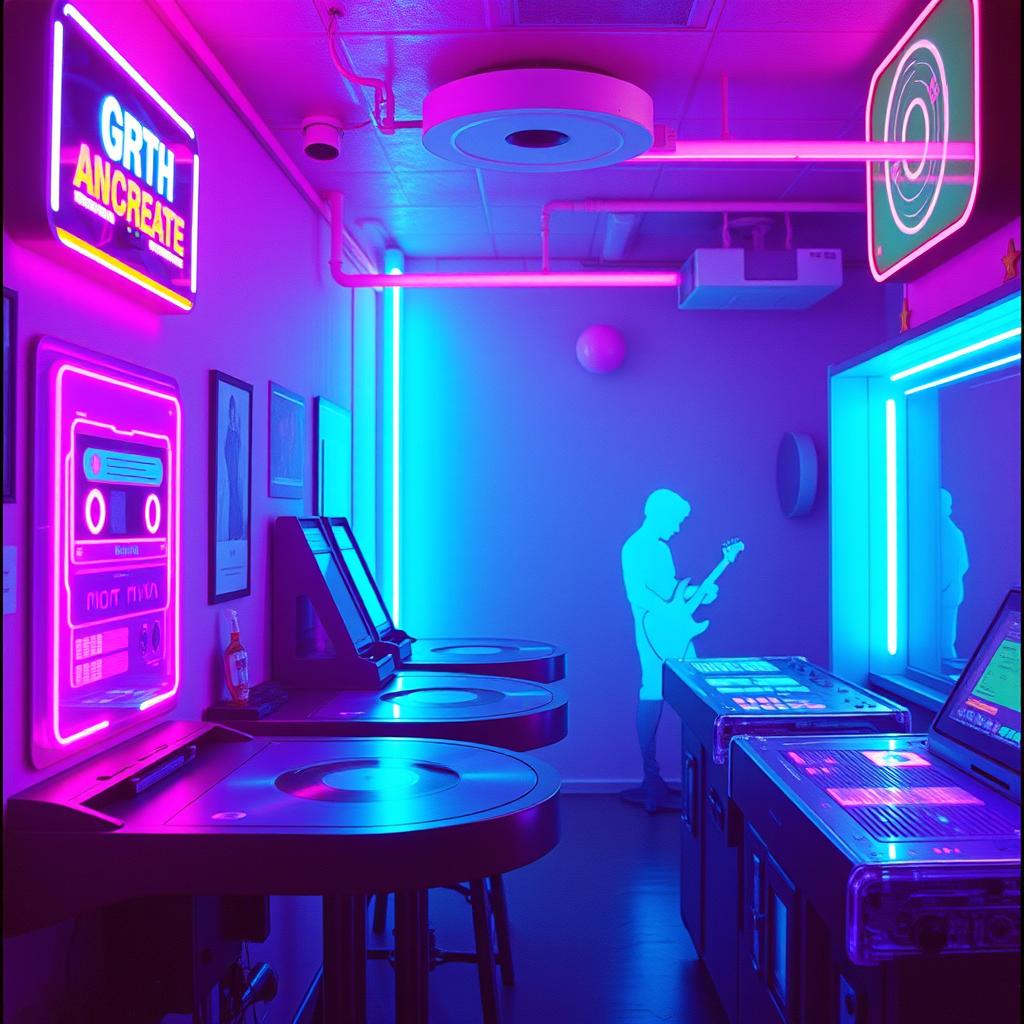 "Neon Time Travelers"