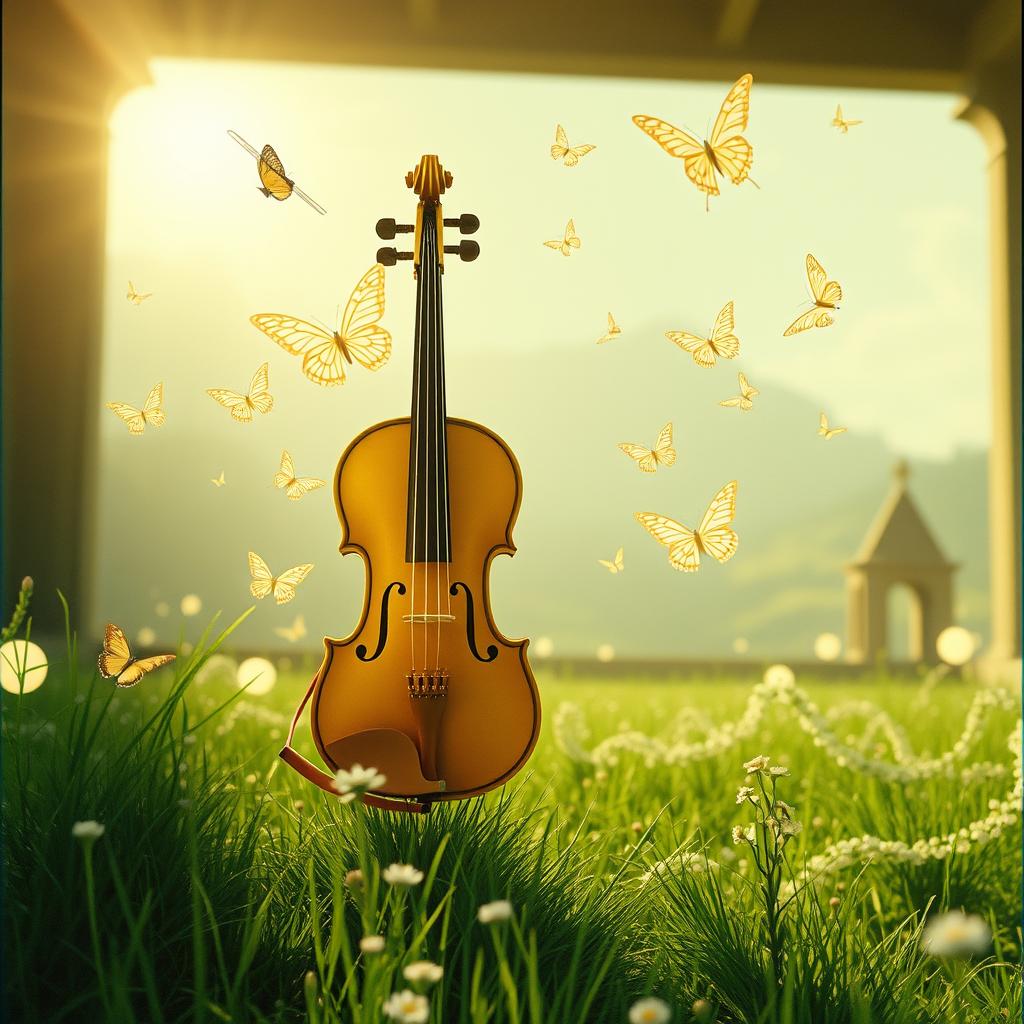 A thousand butterflies danced in the May sunlight