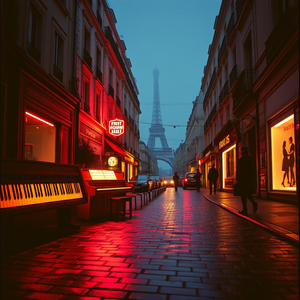 Éclair dans la nuit