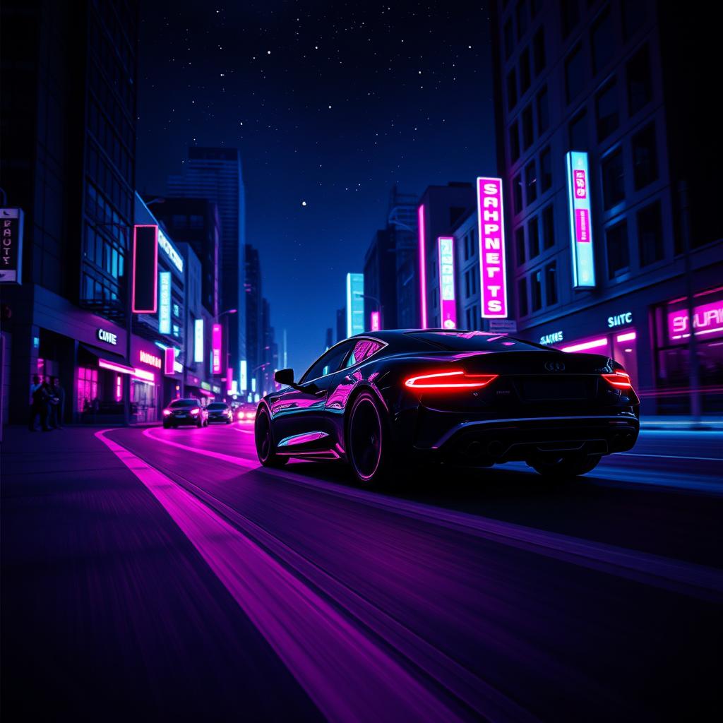 Midnight Ride in My Black 64