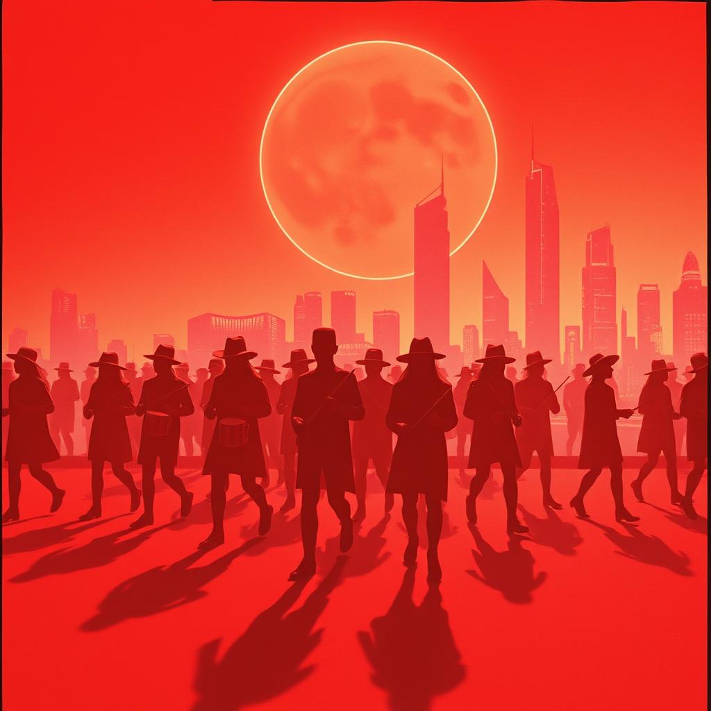 Marching in