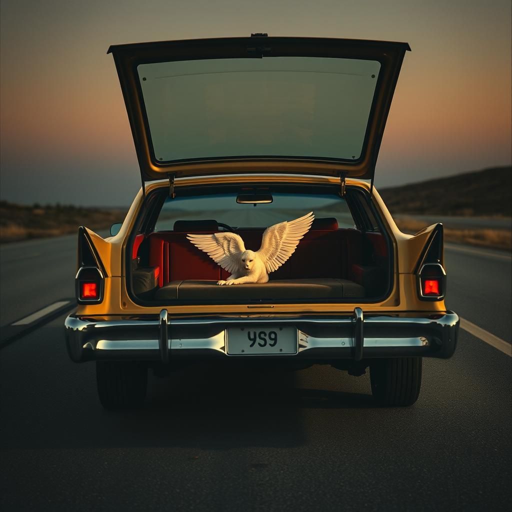 Angel Wings in the Backseat