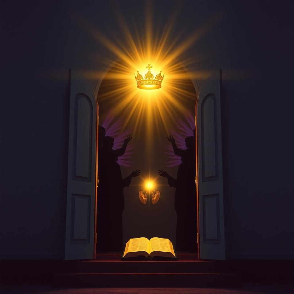 Glory and his kingdom