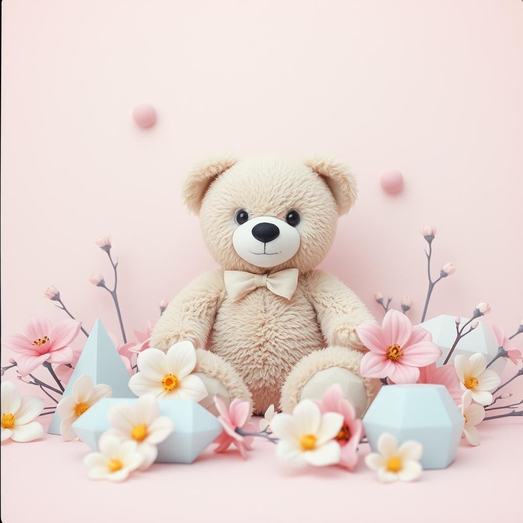 Teddy bear Stayc AAIK Studio version