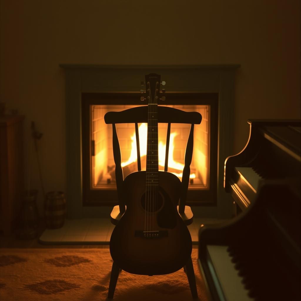 Snowfall By The Fire