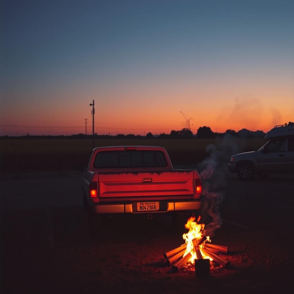 Parking Lot Till Morning Light