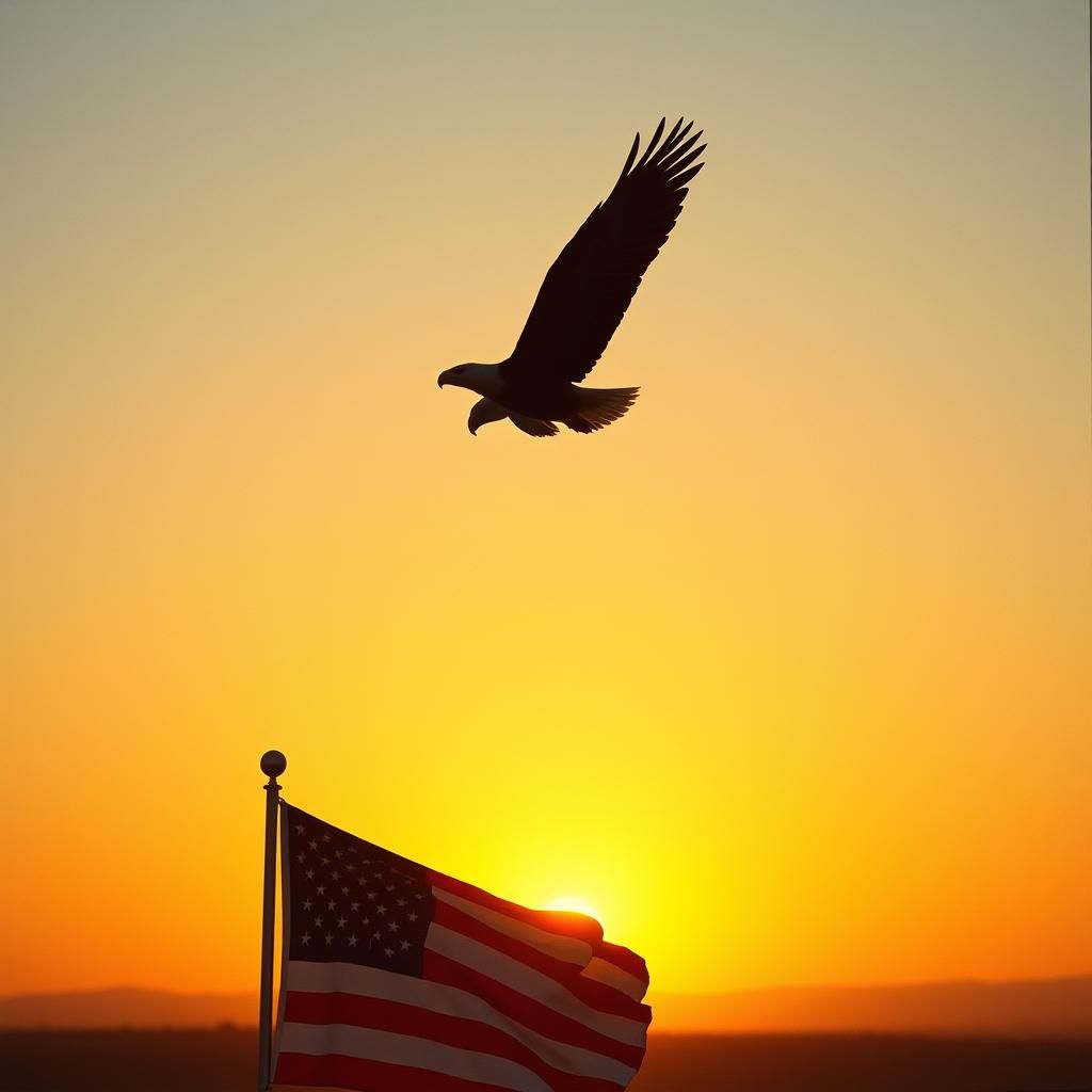 I kneel to God and salute the flag
