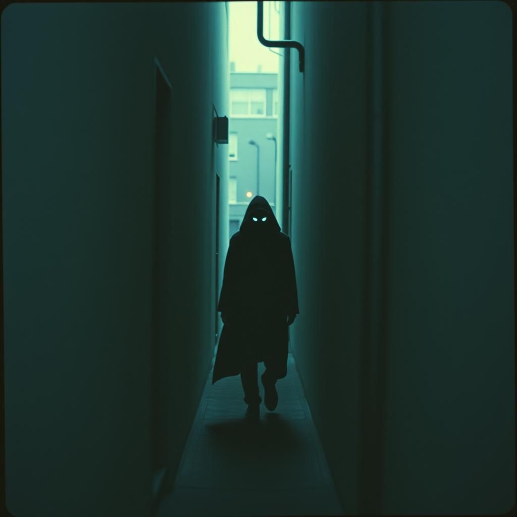 He moves in silence