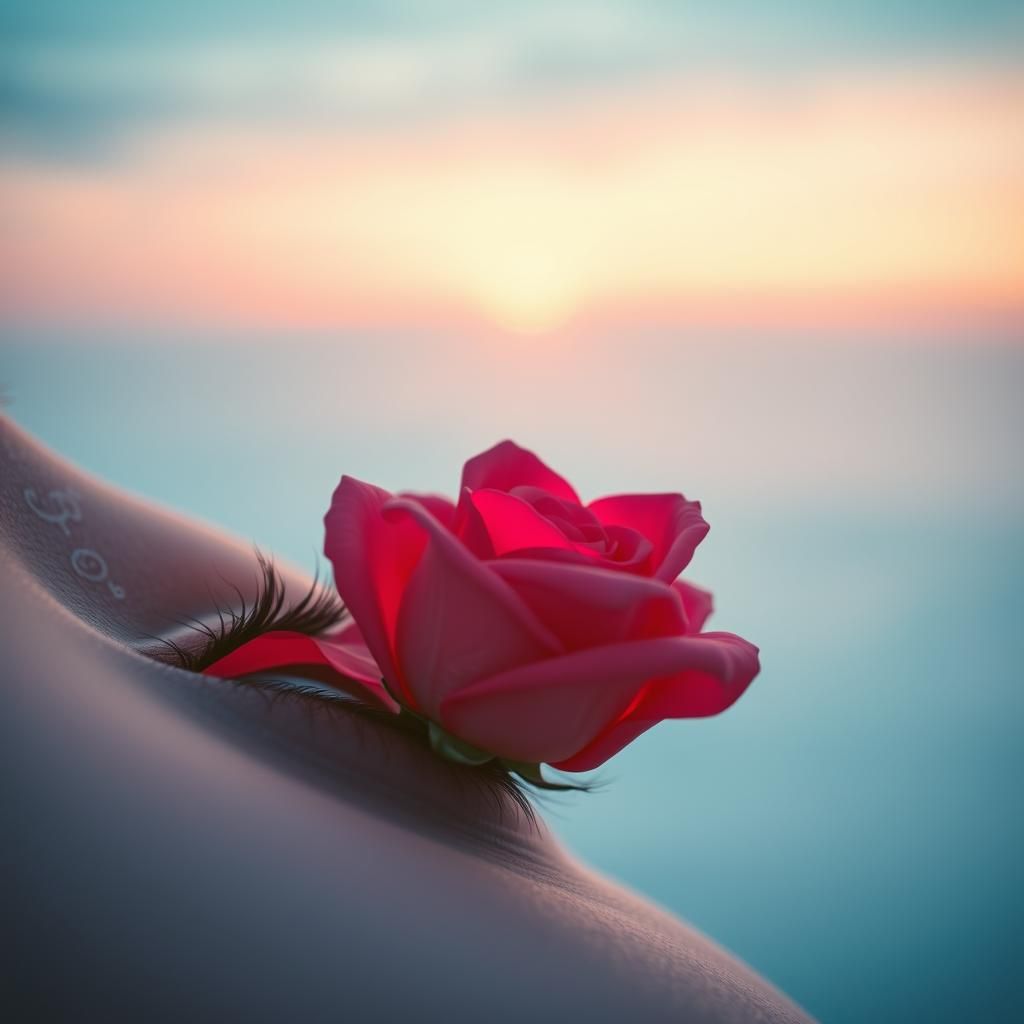 rose over my eye