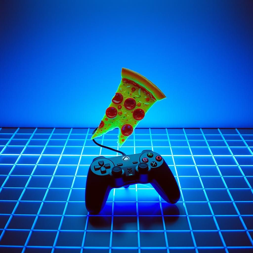 Pizza und Zocken