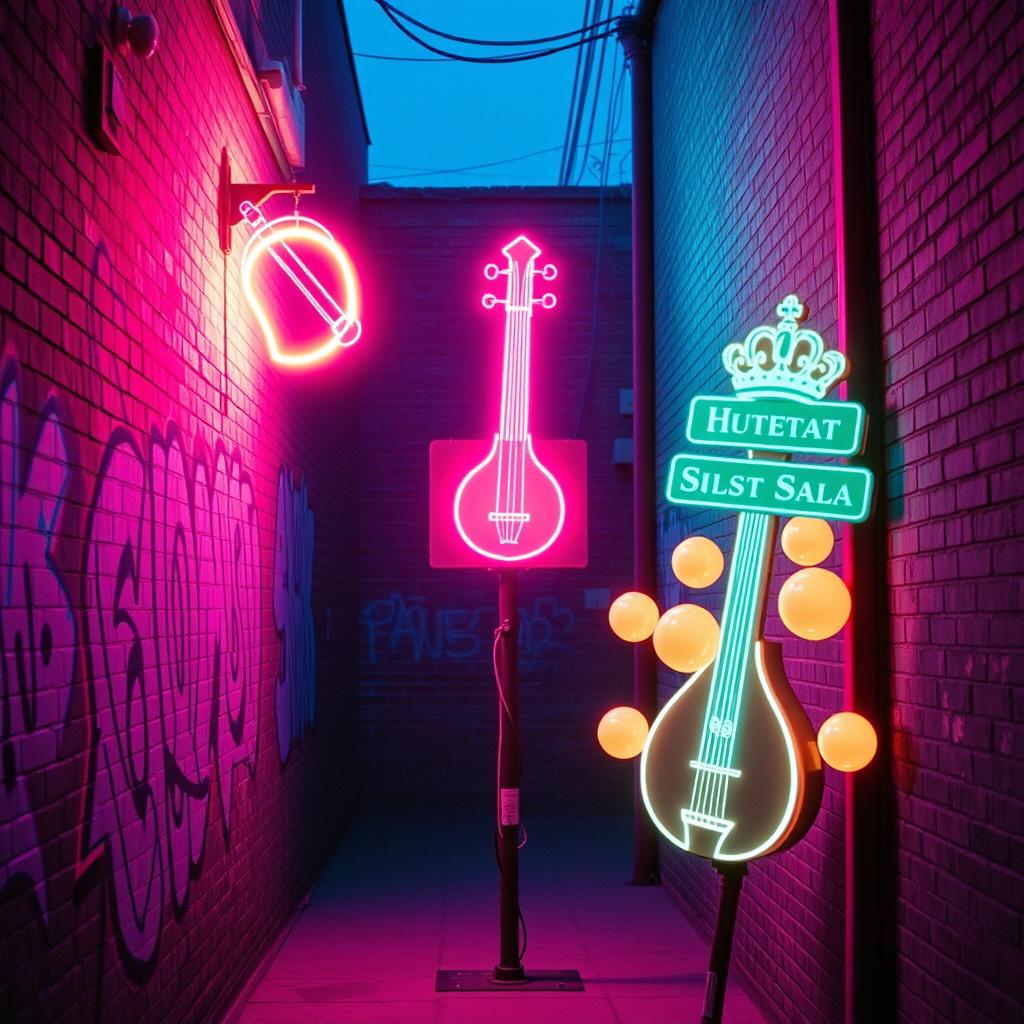 Neon streets