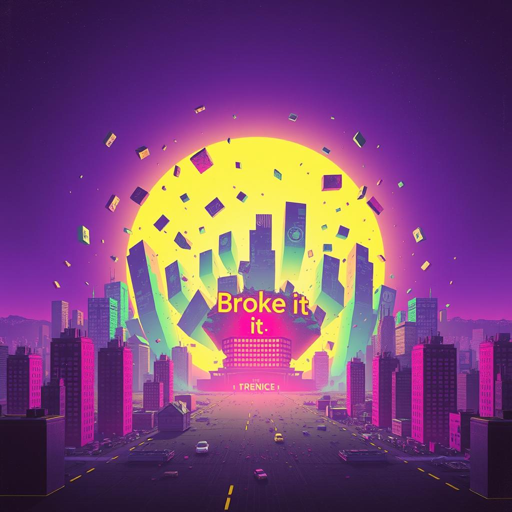 Broke it.
