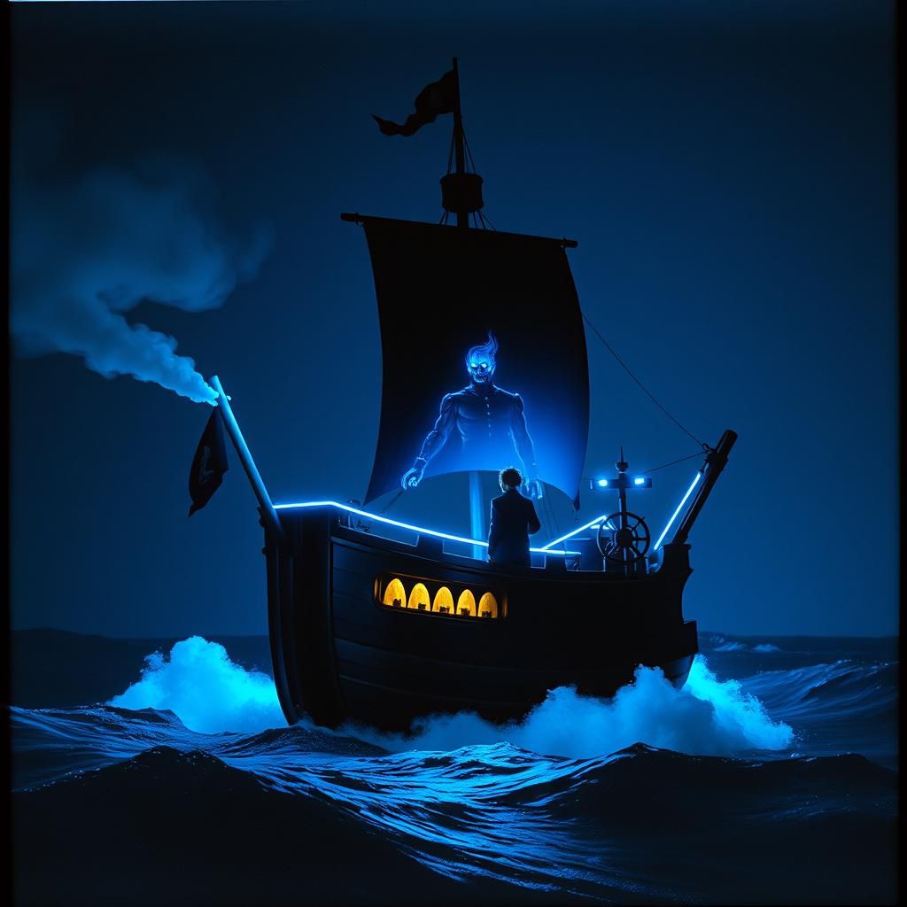 Blue Smoke Pirate Style