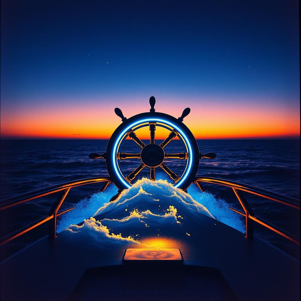 Sails up