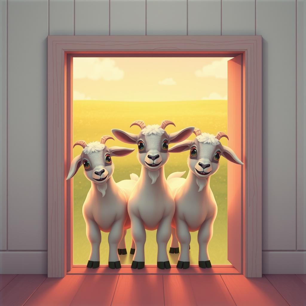 Little Goats at Home