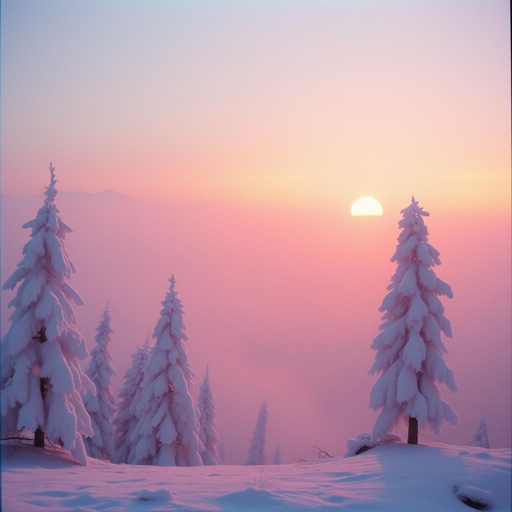A little snow fall.