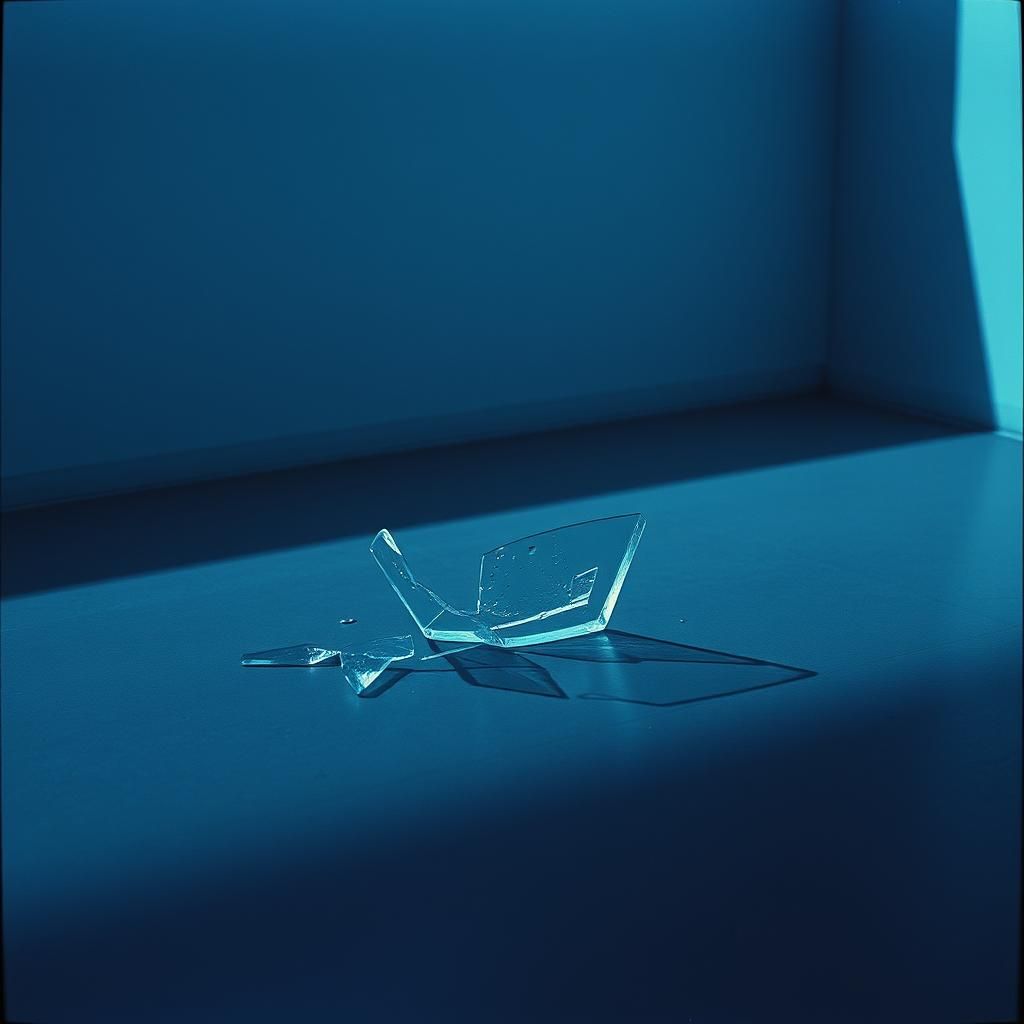 Broken on the floor