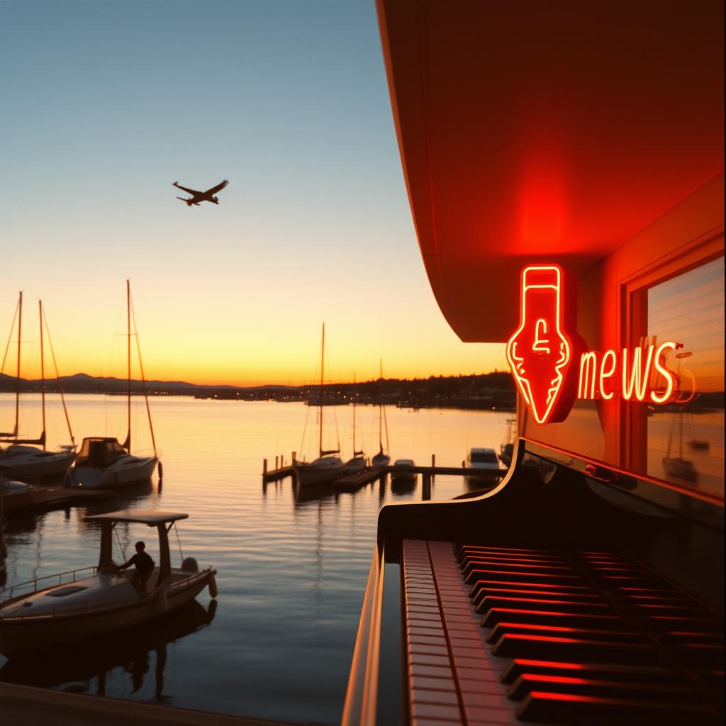 Sunset In Marina Del Rey…